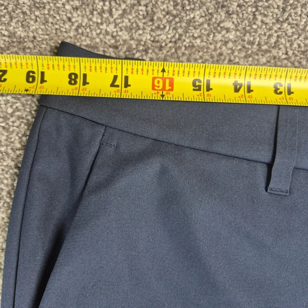 Lululemon ABC Slim-Fit Trouser Pant Men 36 Navy Blue Warpstreme Stretch